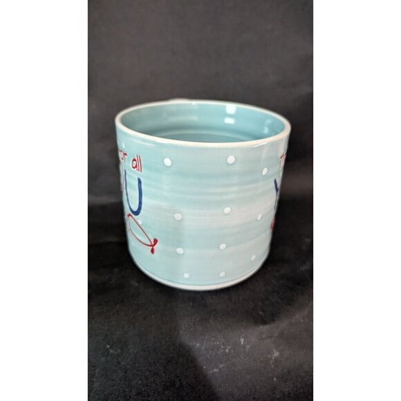 Thanks for all you do mug cup Nurse Doctor blue stethoscope heart 12oz gift - Picture 4 of 8